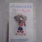 Vintage MoonBabies Unity Women's Silver Wire Wrap Fashion Stick Pin Brooch NWIP