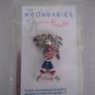 Vintage MoonBabies Unity Women's Silver Wire Wrap Fashion Stick Pin Brooch NWIP