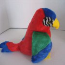 Ty The Beanie Buddies 1999 Jabber the Parrot Multi Color Plush 11in.Tall NWWT