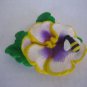 Vintage Avon Gift Collection Country Magnet Collection White/Purple Pansy & Bee