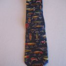 RM Sport All Lures Navy 1998 Jon Q Wright 100% Silk Men's Neck Tie USA Pre-Owned
