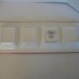 Lesal Studio Certified International Floral Ceramic 4 Section Platter 19 in.L.