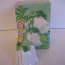 Vintage Avon Porcelain White & Green Good Luck Leprechaun Bell 1983 NIB 5 in.T