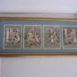 Bath Cherubs Picture/Print Brushed Gold Frame 9 3/4in.W. x 22in.L. Pre-Owned