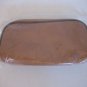 Avon Brown Faux Leather Travel Case Zipper Closure 9in.L x 5 1/2in.T x 4in.D New