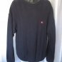 Chaps Ralph Lauren Men's 100% Cotton Navy Pullover Sweater Sz L Pre-Owned