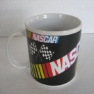 Nascar Black & White Ceramic Coffee Mug/Cup Multi-Color Nascar New 3 in.Wx3 3/4T