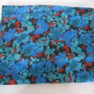 Women's Blue/Green/Red/Black Floral Long Scarf 83 in.L x 13 in.W Pre-Owned