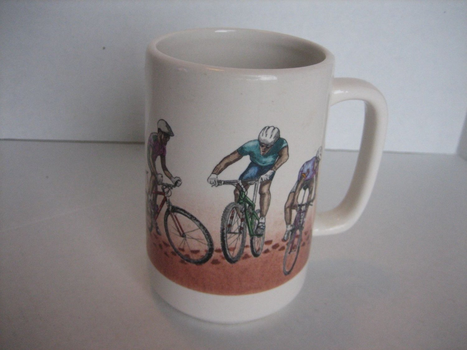Otagiri Advantage Collection Tall Cycling Coffee Mug/Cup 5 in.Tx3in.W Pre-Owned