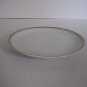 Vintage Royalton China Co. White Bread Plate with Gold Trim 6 1/3 in.R. Preowned