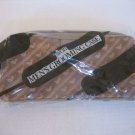 Avon Men's Brown Fabric Grooming Travel Case Zipper Closure 9in.L x 5in.T New