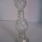 Vintage Avon Bird of Paradise Empty Glass Cologne Bottle/Candlestick Holder