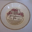 Vintage Royal China By Jeannette Strawberry Pie Ceramic Pie Dish USA Pre-Owned