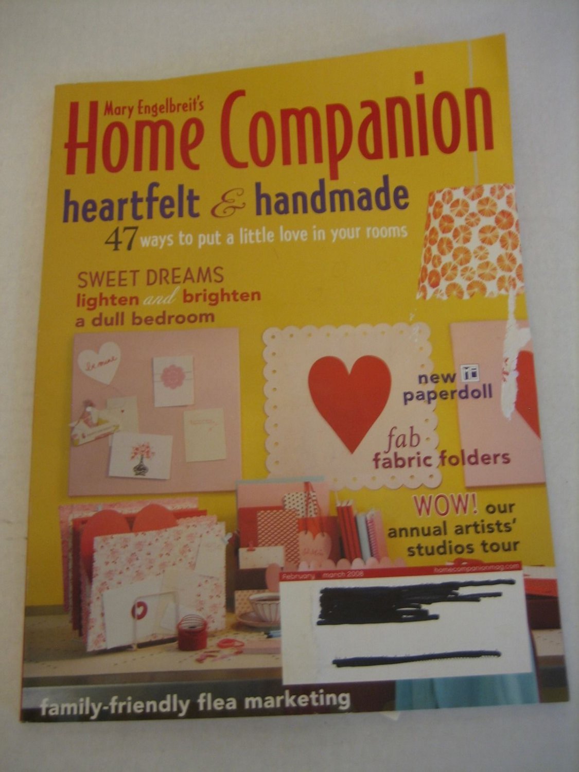 Mary Engelbreit's Home Companion Back Issue Magazine Feb/Mar 2008 Pre-Owned