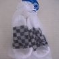 Carter's Infant Boy's Checkered Black/Grey Bootie/Sock Sz 12-24M NWWT 98%Poly