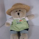 Starbucks Coffee Company 2006 Gardening Bear Stuffed Animal Plush Pre-Owned