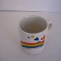 Make Everyday a Rainbow Day Hearts & Rainbow Ceramic Coffee Mug/Cup NW