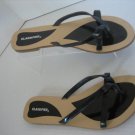 Classified Black Slip on Women's Sandals Man Made Material Sz 8 1/2 New No Box