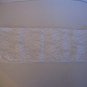 White Floral Lace Women's Rectangle Neck Tie Scarf 40in.L x 6 1/2in.W NWNT