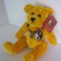 Fiesta Foo Forever Happiness Forever Yellow Bear Plush Stuffed Animal 9 in.L