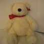 Russ Thoughts of Love Bianca White I Love You Medium Size Bear with Red Bow NWWT