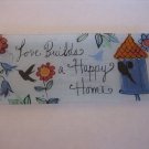 Prima Designs Love Builds a Happy Home Glass Serving Dish 13in.L x 5 1/2in.W New