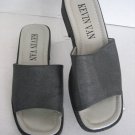 Kevin Van Grey Slip On Low Heel Shoes Man Made Material Sz 8.5/24.5 Pre-Owned