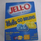 UCLA Go Bruins  Jell-O Jigglers Mold Kit 2 Berry Blue & 2 Lemon Jell-O NNB