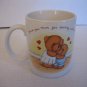 Avon Thank You Mom for Bearing with Me Ceramic Coffee Mug Cup 3in.W x 4in.T NWNT
