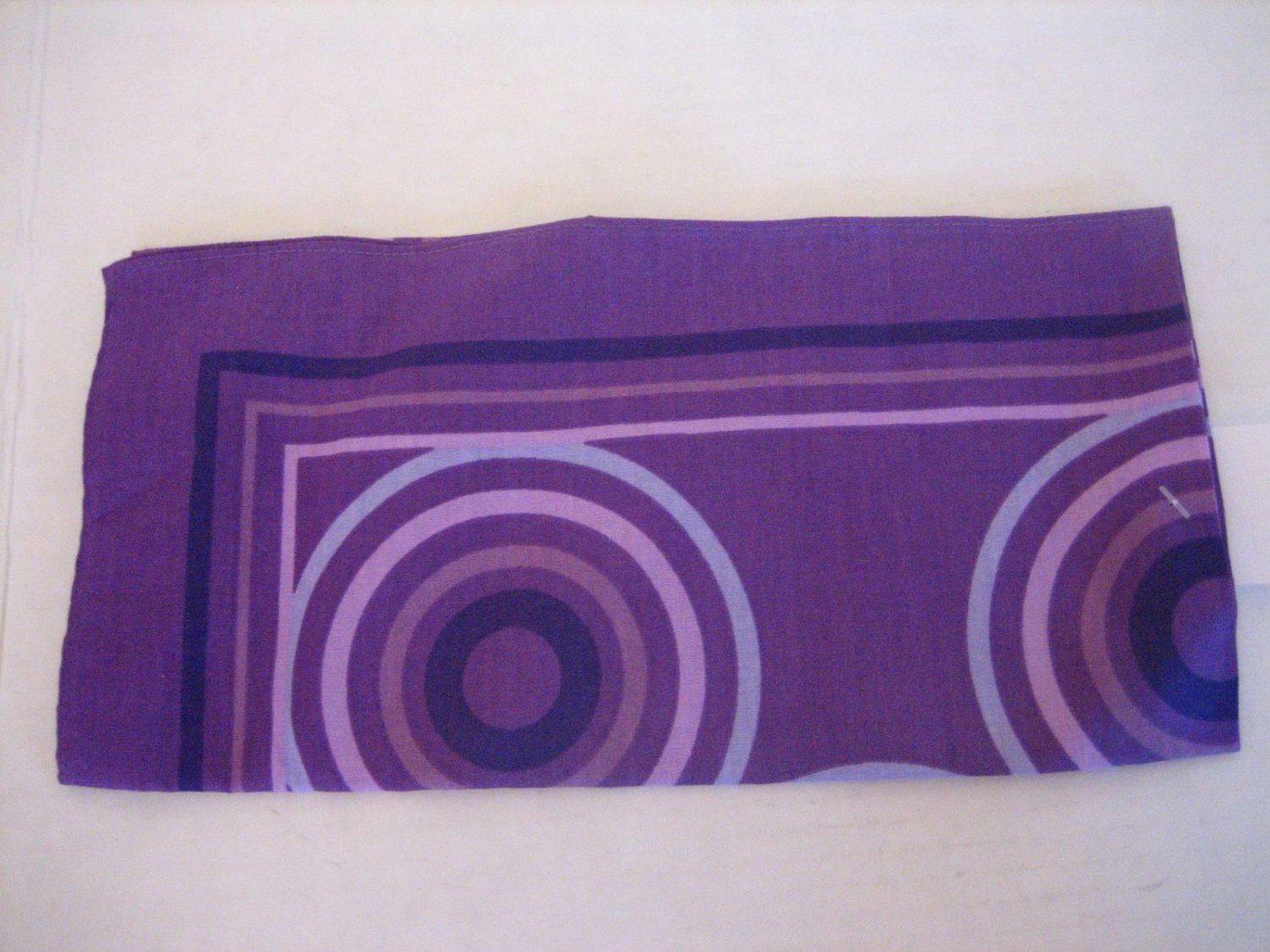 Women's Multi-Purple Circle Print  Square Cotton Bandana NWWT 039174576448