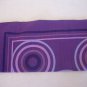 Women's Multi-Purple Circle Print  Square Cotton Bandana NWWT 039174576448