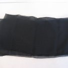 Vintage Women's Long Black Sheer Scarf 8in.Wide x 57in. Length Polyester NWNT