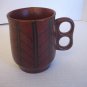Unbranded Abstract Brown & Black Ceramic Coffee Mug Cup 3in.W. x 4in.T. NWNT