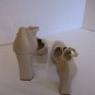 Spanish Leather Collection By Sergio Zelcer Women's Gold Leather Shoes Sz 6 1/2
