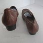 Liz Claiborne Flex Angelina Brown Leather Low Heel Slip On Shoes Sz 8M Pre-Owned