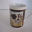 Designpac Brown & White Hunting Dog Ceramic Coffee Cup/Mug 4in.T. x 3in.W. NWNT