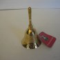 Christmas House Crafts 5in. Brass Dinner Bell  2 1/3in.W x4 1/3in.T New Tags