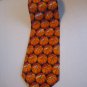 A. Rogers Orange & Black Silk Basketball Men's Classic Neck Tie New