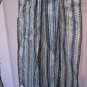Women's Navy/Grey/Tan/Blue Striped 100% Rayon Scarf 58 in. Length NWWT