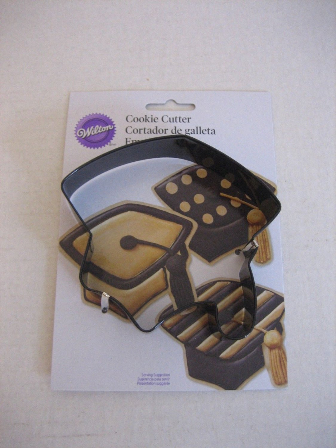 Wilton Graduation Cap Black Metal Cookie Cutters NWWT 070896309013