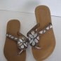 Coconuts By Matisse Give Women's Bronze Sandals with Shells Sz 7 Pre-Owned