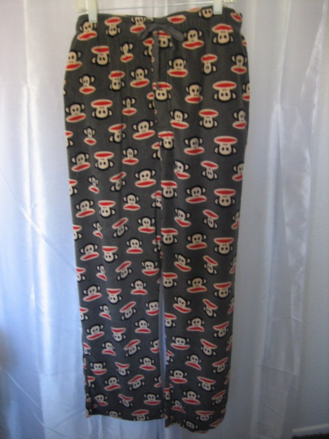 Paul Frank Men's Grey Monkey Lounge Long Pants Polyester Sz XXL/44-46 Pre-Owned