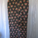 Paul Frank Men's Grey Monkey Lounge Long Pants Polyester Sz XXL/44-46 Pre-Owned