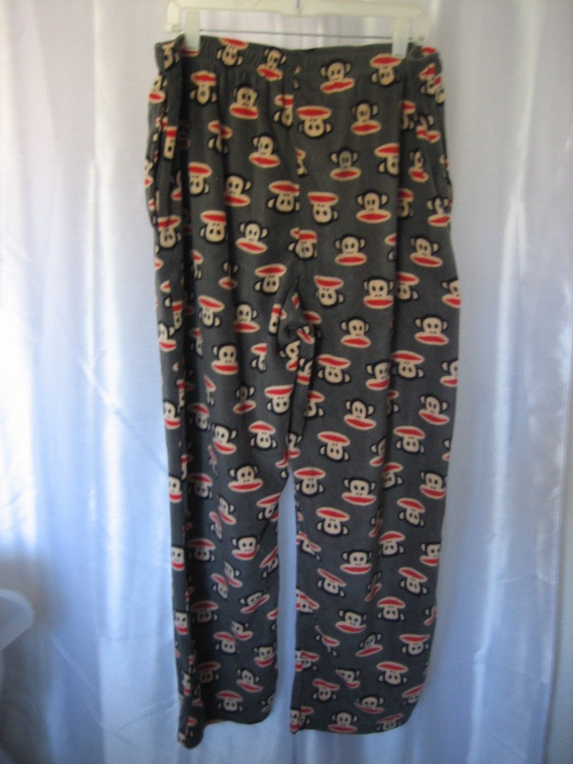 Paul Frank Men's Grey Monkey Lounge Long Pants Polyester Sz XXL/44-46 ...