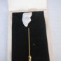 Vintage Kismi Porcelain White Phantom Mask Stick Lapel Pin New in Package USA