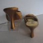 Lena Luisa Women's Gold & Rhinestones Slip On Heart Wedge Heel Shoes Sz 8 New