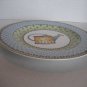 Debbie Mumm Sakura Polka Dot Watering Can Stoneware Plate 8 1/3in.R Pre-Owned