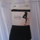 DNLA Sports Junior Size Patterned Knitted Black Leggings Sz One Size Fits Most
