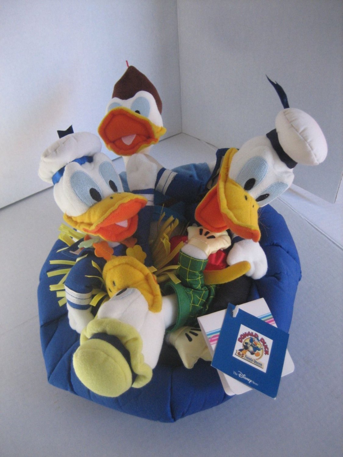 Disney Donald Duck 65 Feisty Years 65th Donald Set Beanbags NWWT 437018162725