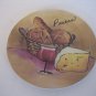 Pacific Island Creations Panera Ceramic Appetizer Plate 8.13 in.Round NWWT